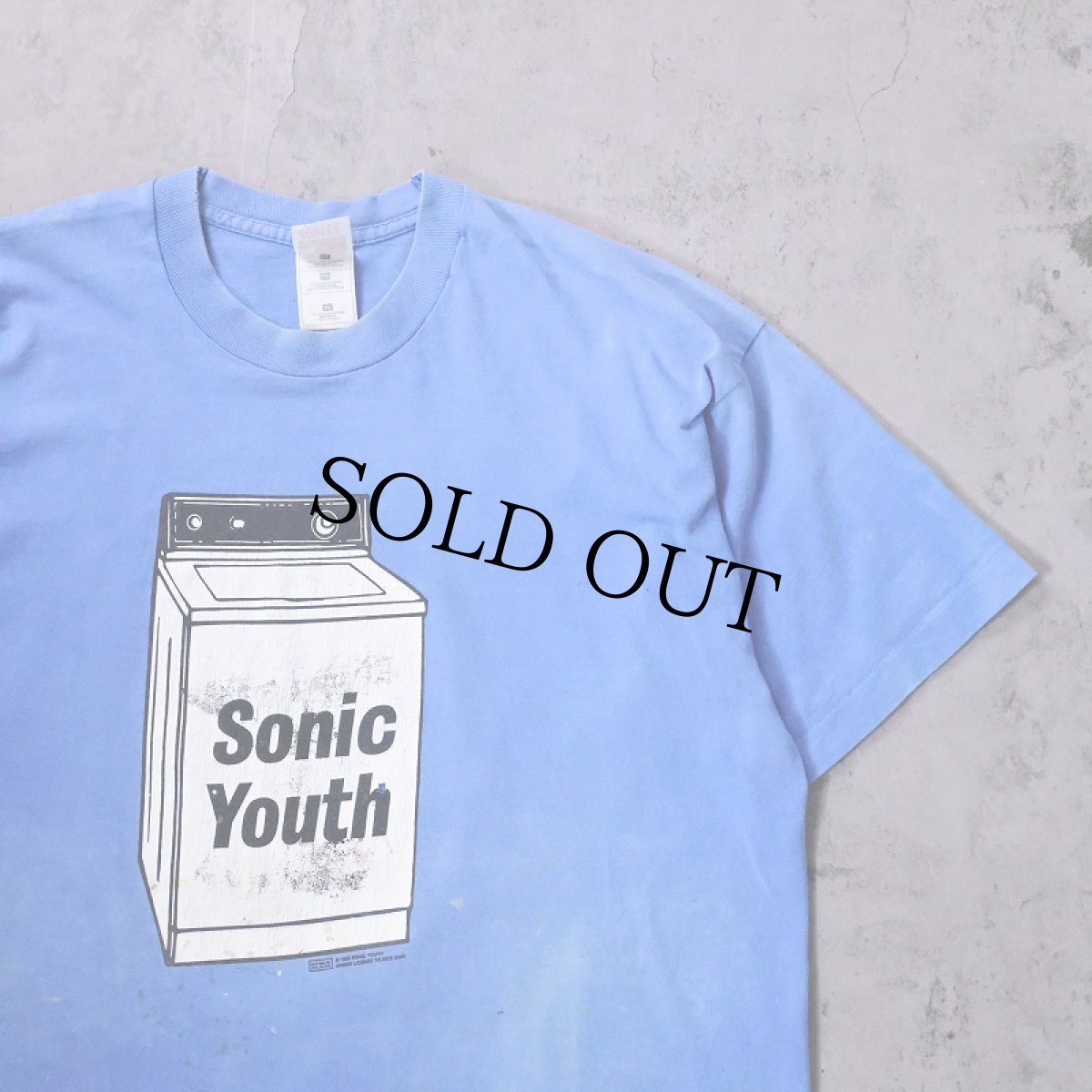 画像1: 90's SONIC YOUTH USA製 "Washing Machine" オルタナティヴ・ロックバンドTシャツ XL (1)