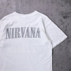 画像2: 1996 NIRVANA ロックバンド フォトプリントTシャツ M (2)