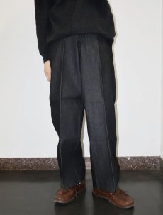 画像3: BEN DAVIS "THE GORILLA CUT" ゴリラカットデニムパンツ BLACK DENIM フラッシャー付き未使用品 W30 L32 (3)