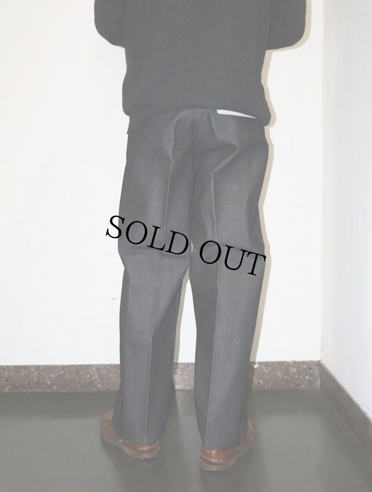 画像4: BEN DAVIS "THE GORILLA CUT" ゴリラカットデニムパンツ BLACK DENIM フラッシャー付き未使用品 W30 L32 (4)