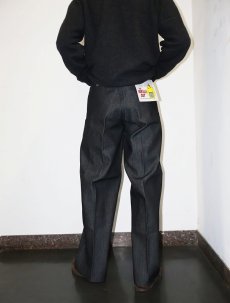 画像4: BEN DAVIS "THE GORILLA CUT" ゴリラカットデニムパンツ BLACK DENIM フラッシャー付き未使用品 W34 L32 (4)