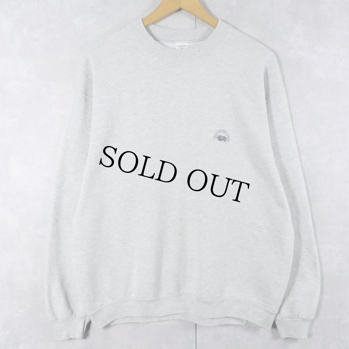 画像2: 90's FRUIT OF THE LOOM IRELAND製 ロゴ刺繍 スウェット L (2)