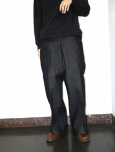 画像3: BEN DAVIS "THE GORILLA CUT" ゴリラカットデニムパンツ BLACK DENIM フラッシャー付き未使用品 W32 L32 (3)