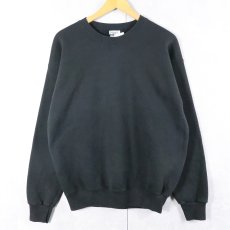 画像1: 90's STURDY SWEATS by Lee USA製 無地スウェット BLACK L (1)