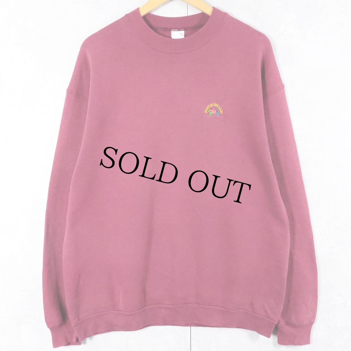 画像2: 90's FRUIT OF THE LOOM IRELAND製 ロゴ刺繍 スウェット XL (2)