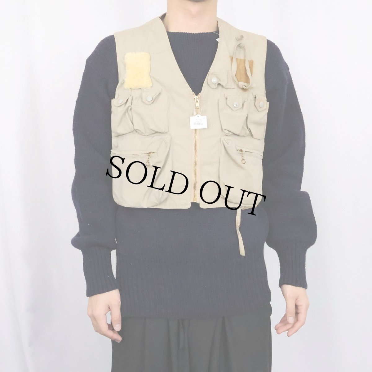 画像3: 60's Abercrombie & Fitch "Safari" フィッシングベスト SIZE40 (3)