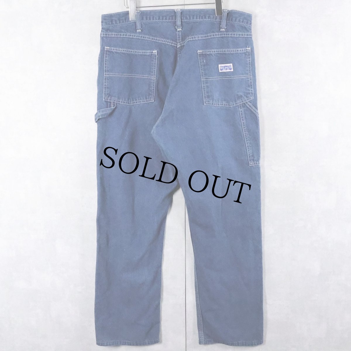 画像2: 80's〜 BIG SMITH デニムペインターパンツ W37 (2)