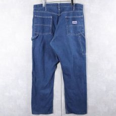 画像2: 80's〜 BIG SMITH デニムペインターパンツ W37 (2)