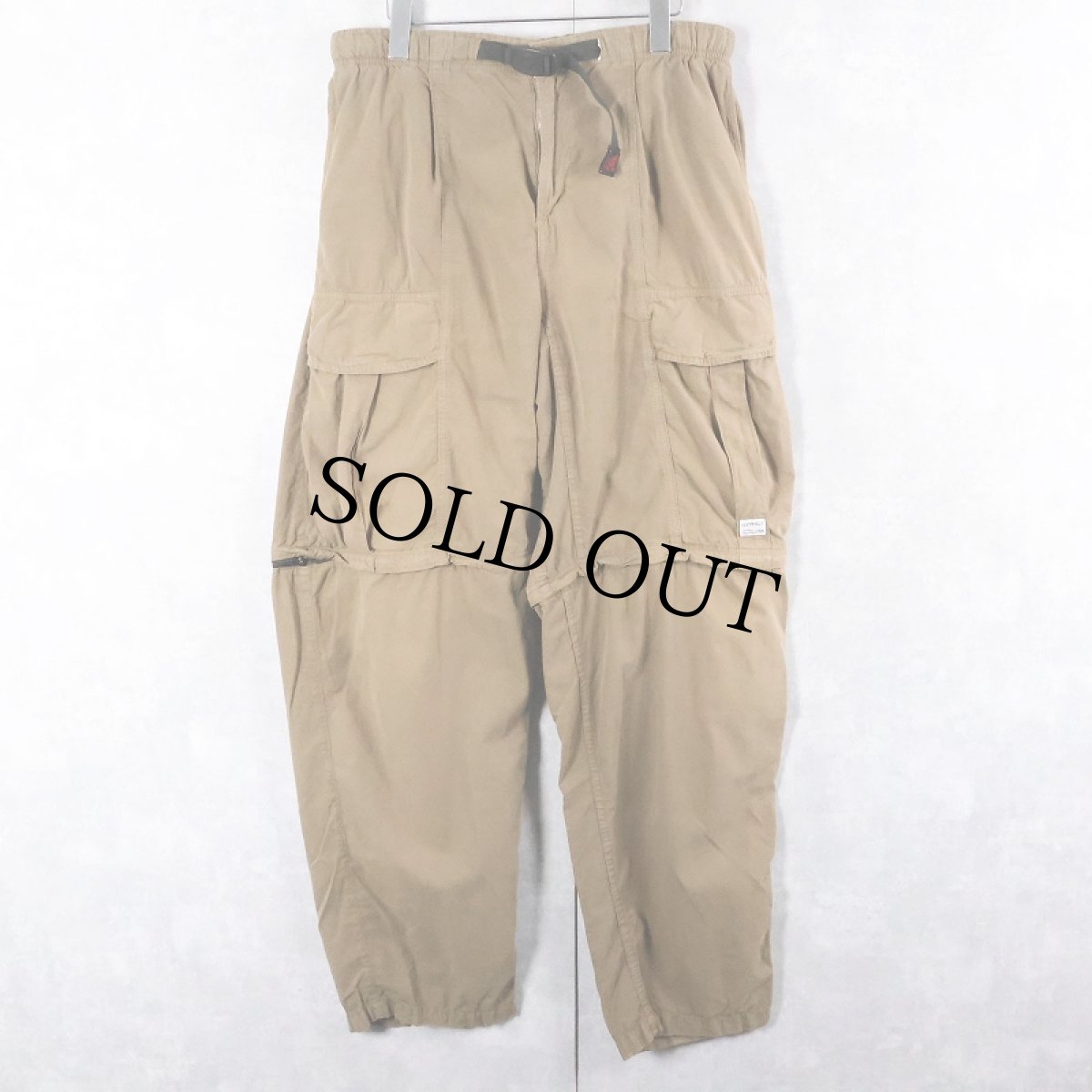 画像1: GRAMICCI USA製 デタッチャブルカーゴパンツ L (1)