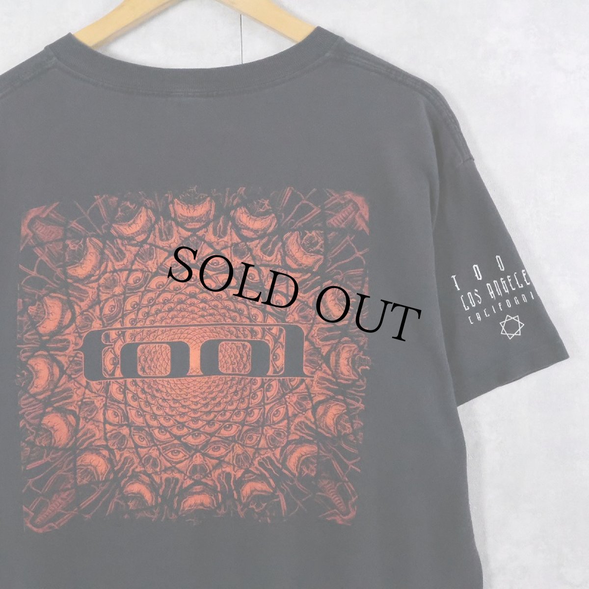画像2: 2007 TOOL "10000 days tour 2007" ロックバンドツアープリントTシャツ BLACK L (2)