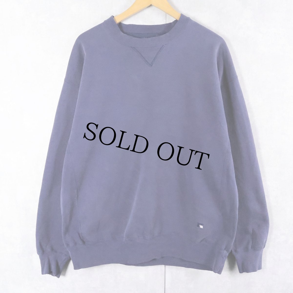 画像1: 90's RUSSELL ATHLETIC USA製 "PRO COTTON" 前Vスウェット XL (1)