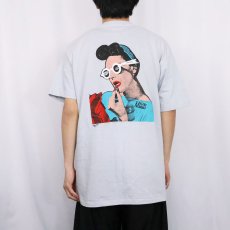 画像4: 80's JIMMY'Z USA製 "MALIBU MANIACS" バックプリントTシャツ L (4)