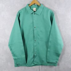 画像1: 80's WESTEX 難燃素材 ワークジャケット L (1)