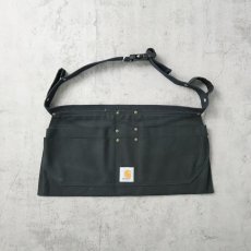 画像1: Carhartt ダック ツールエプロン BLACK (1)