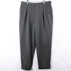 画像1: 90's〜 GIORGIO ARMANI LE COLLEZIONI ITALY製 2タック ウールスラックス W38 (1)