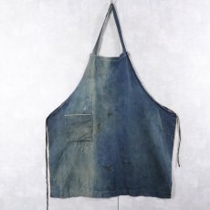 画像1: VINTAGE 耳付き デニムエプロン (1)