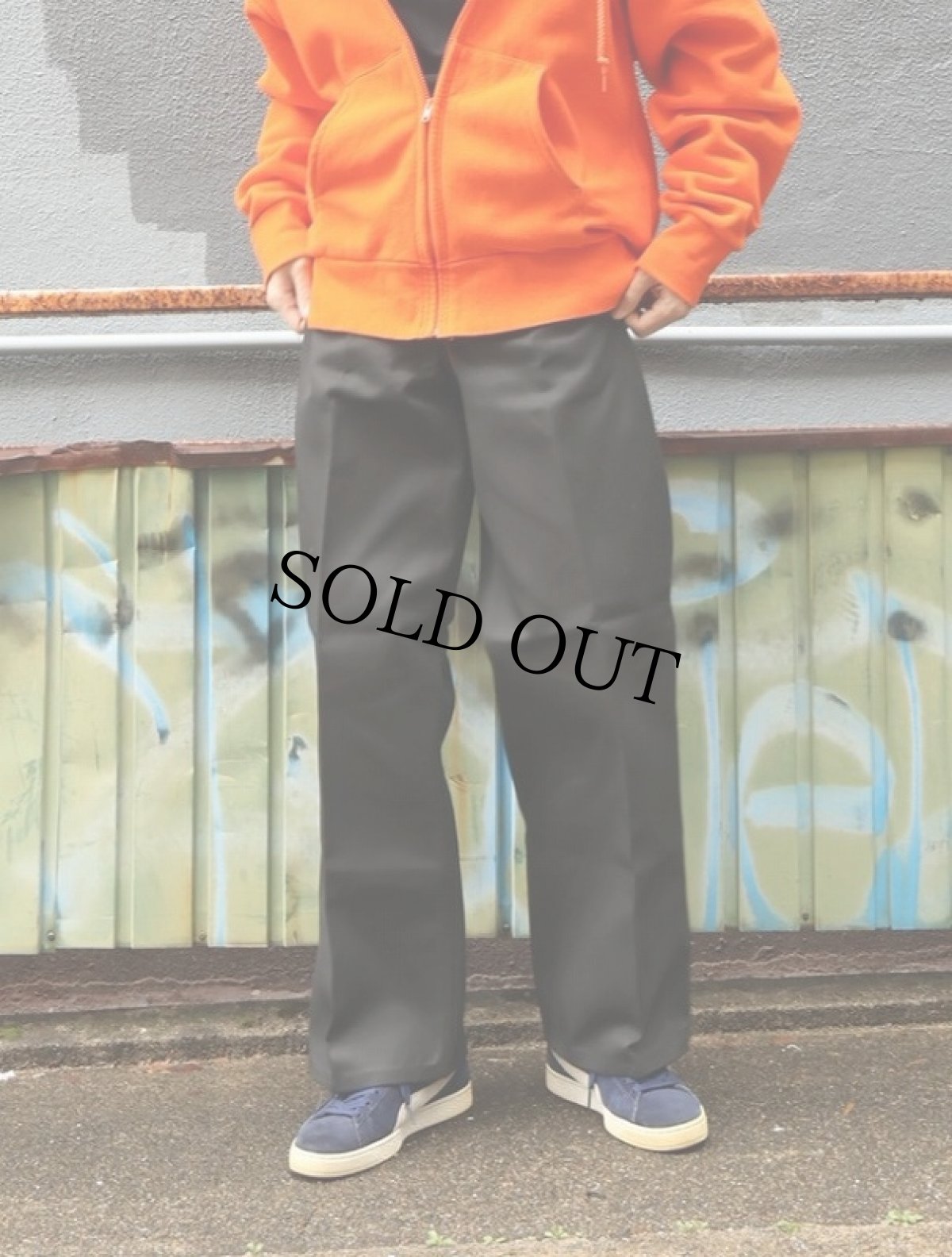 画像2: BEN DAVIS "THE GORILLA CUT" ゴリラカットパンツ BLACK フラッシャー付き未使用品 W30 L32 (2)