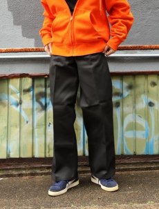 画像2: BEN DAVIS "THE GORILLA CUT" ゴリラカットパンツ BLACK フラッシャー付き未使用品 W30 L32 (2)