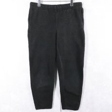 画像1: 90's Patagonia USA製 フリースパンツ BLACK S (1)