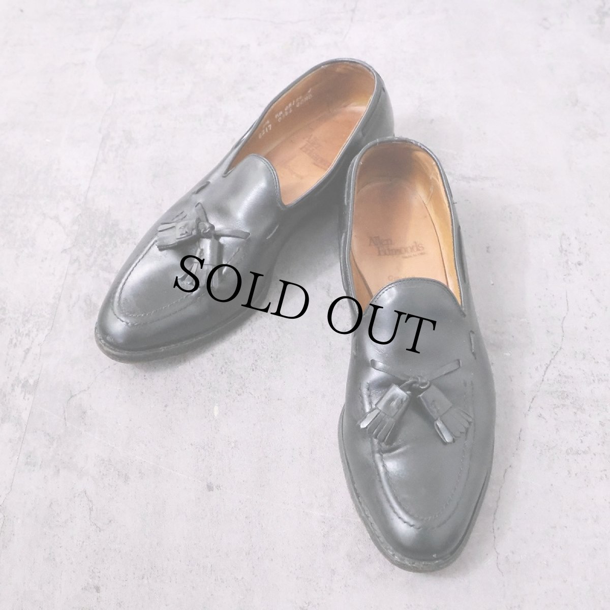 画像1: Allen Edmonds USA製 タッセルローファー BLACK US9 1/2 (1)