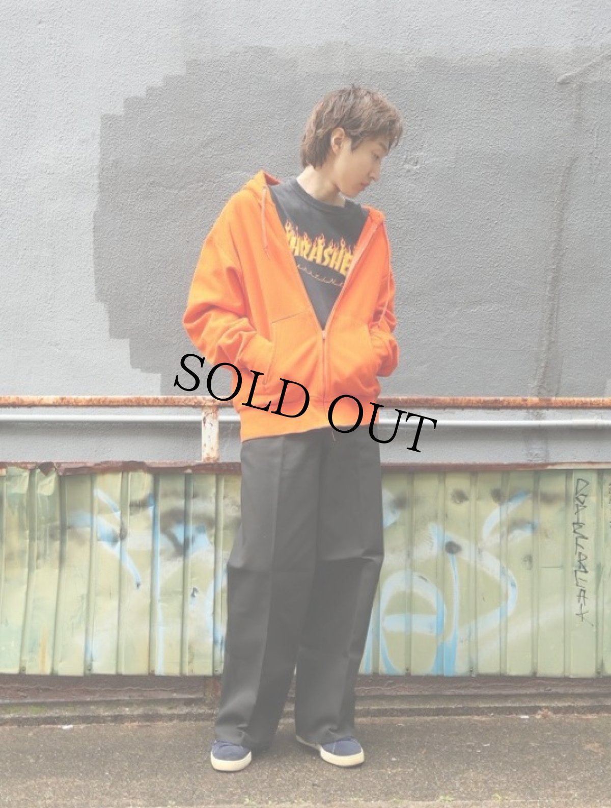 画像1: BEN DAVIS "THE GORILLA CUT" ゴリラカットパンツ BLACK フラッシャー付き未使用品 W30 L32 (1)