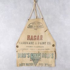 画像1: VINTAGE コットンエプロン (1)