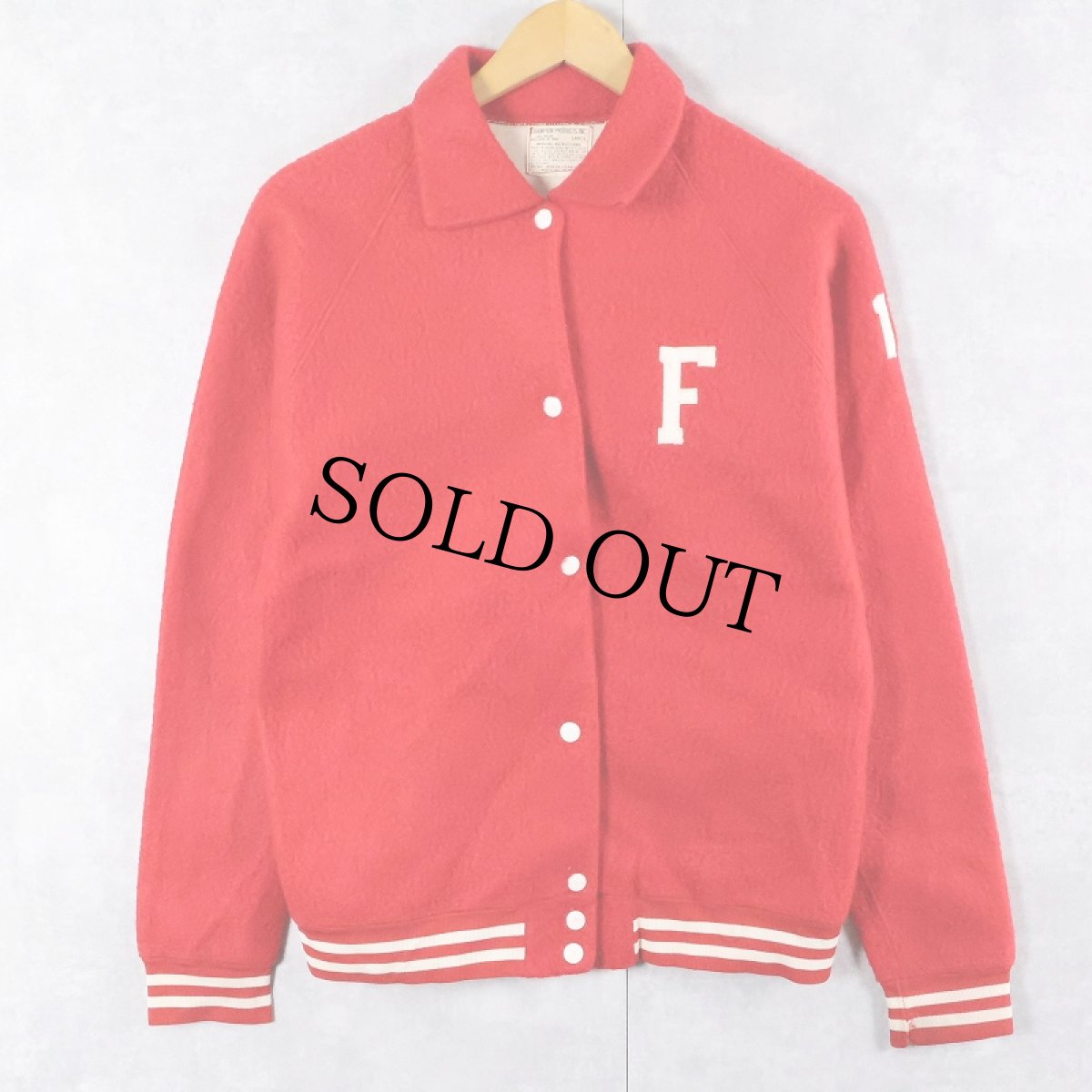 画像1: 60's Champion PRODUCTSタグ USA製 ナイロンスタジャン L (1)