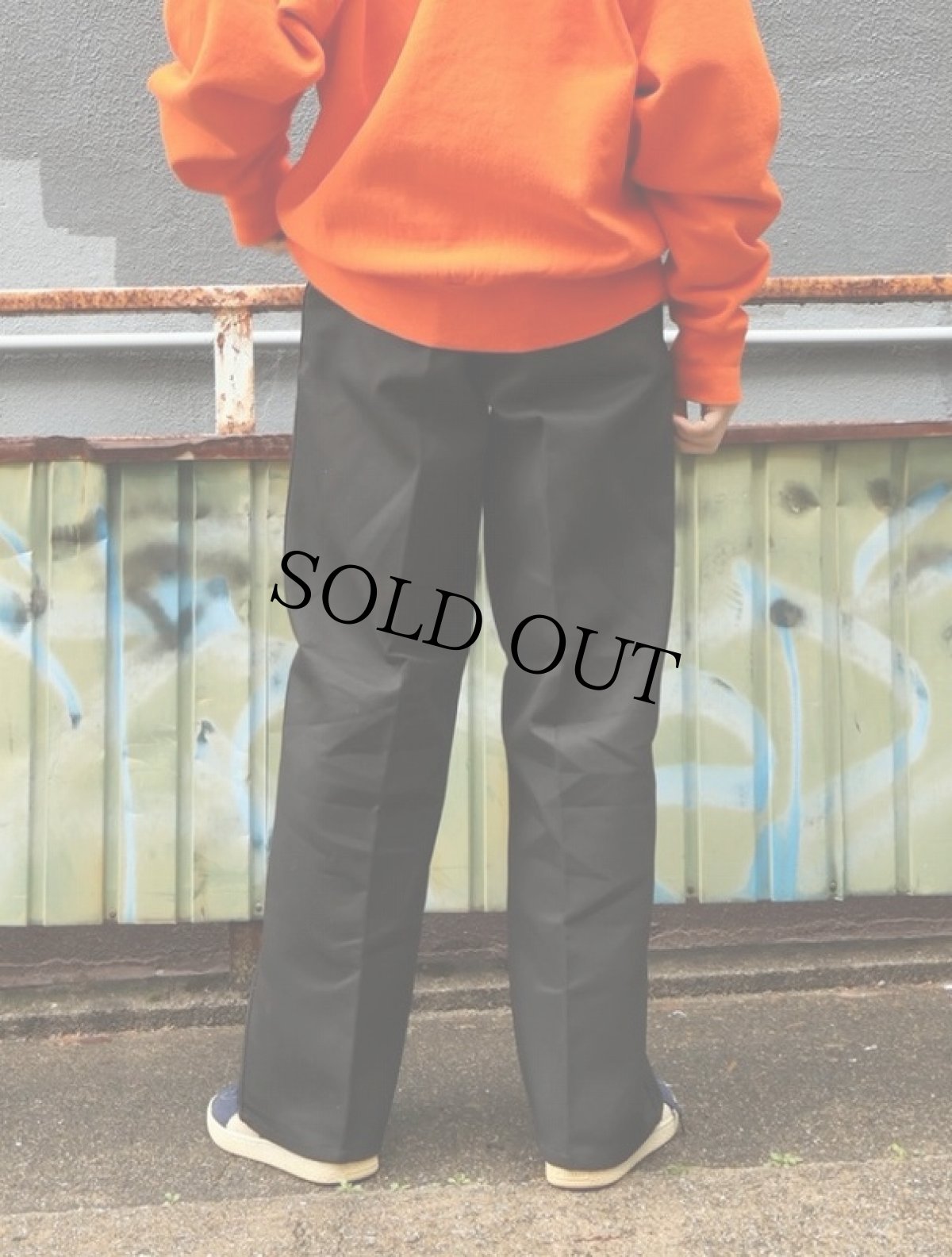 画像3: BEN DAVIS "THE GORILLA CUT" ゴリラカットパンツ BLACK フラッシャー付き未使用品 W30 L32 (3)