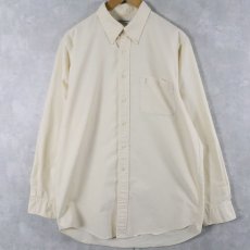 画像1: Yves Saint-Laurent オックスフォードボタンダウンシャツ L (1)