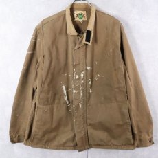 画像1: 60〜70's IDEAL ペンキペイント コットンワークジャケット (1)