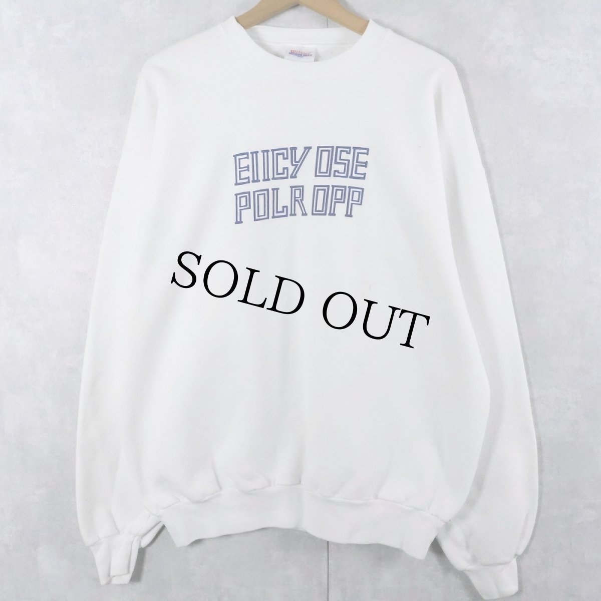 画像2: "FUCK OFF" ギミックプリントスウェット L (2)