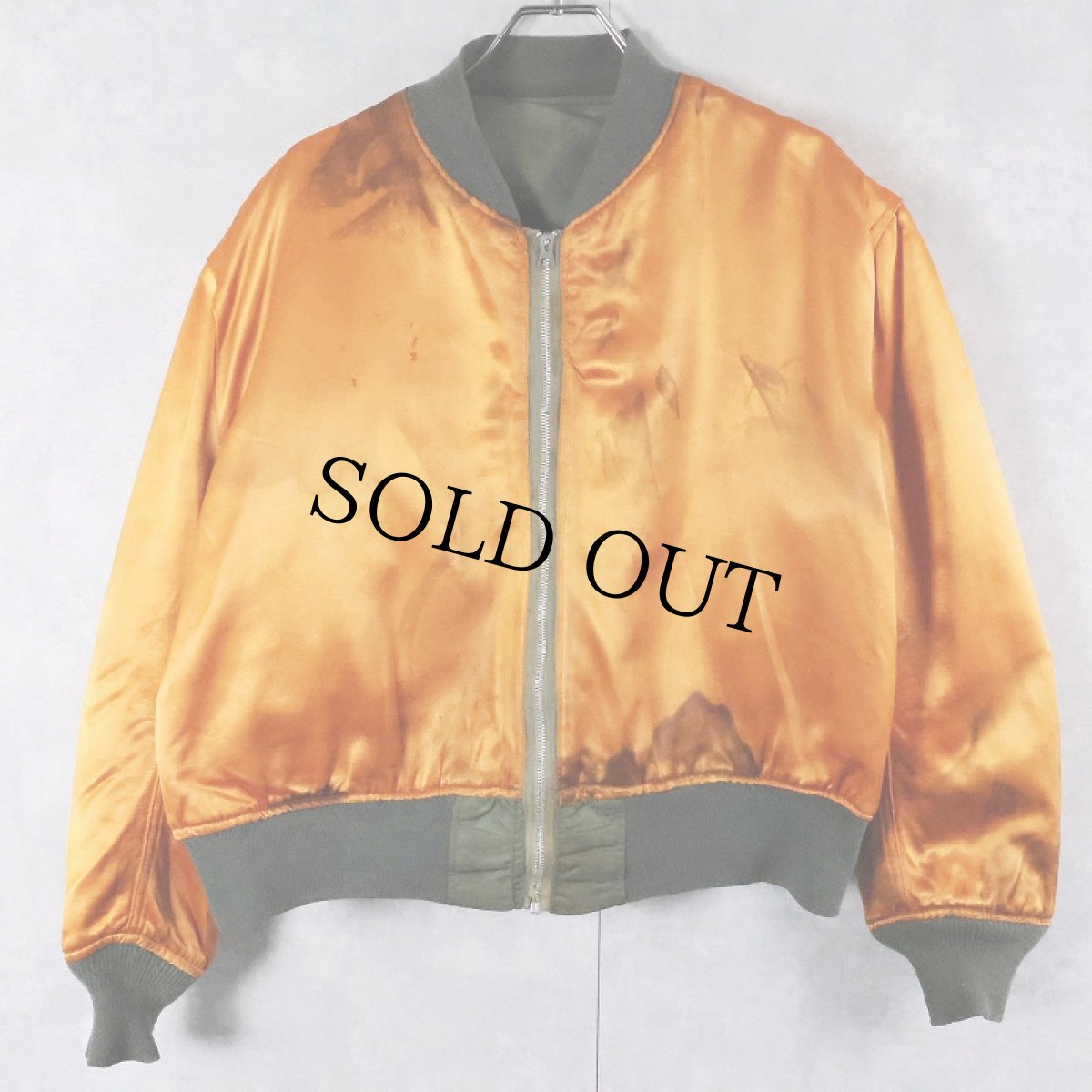 画像2: 70's U.S.AIR FORCE L-2B フライトジャケット X-LARGE (2)