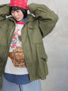 画像1: 2000's Nintendo SUPER MAEIO USA製 ゲームキャラクター プリントリンガーTシャツ L (1)