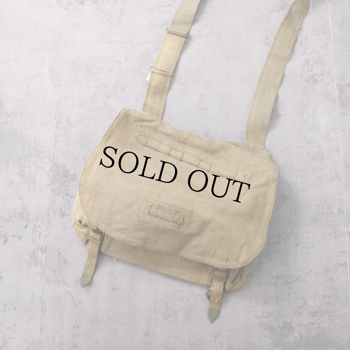 画像1: 〜50's チェコ軍 ブレッドバッグ (1)