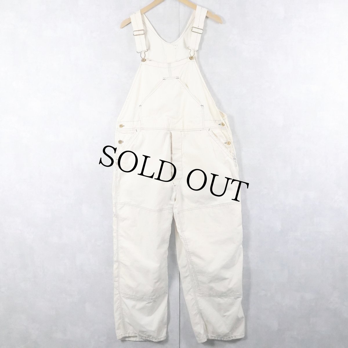 画像1: 50's SWEET-ORR ダブルニー コットンオーバーオール (1)