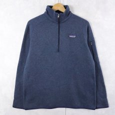 画像1: 2018AW Patagonia ハーフジップベターセーター NAVY L (1)