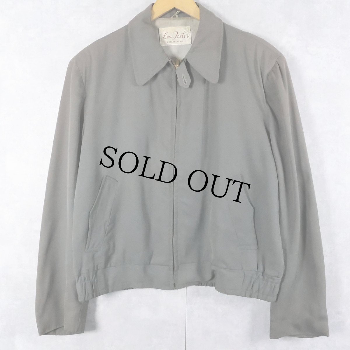 画像1: 50's Lou Foster レーヨンスポーツジャケット (1)