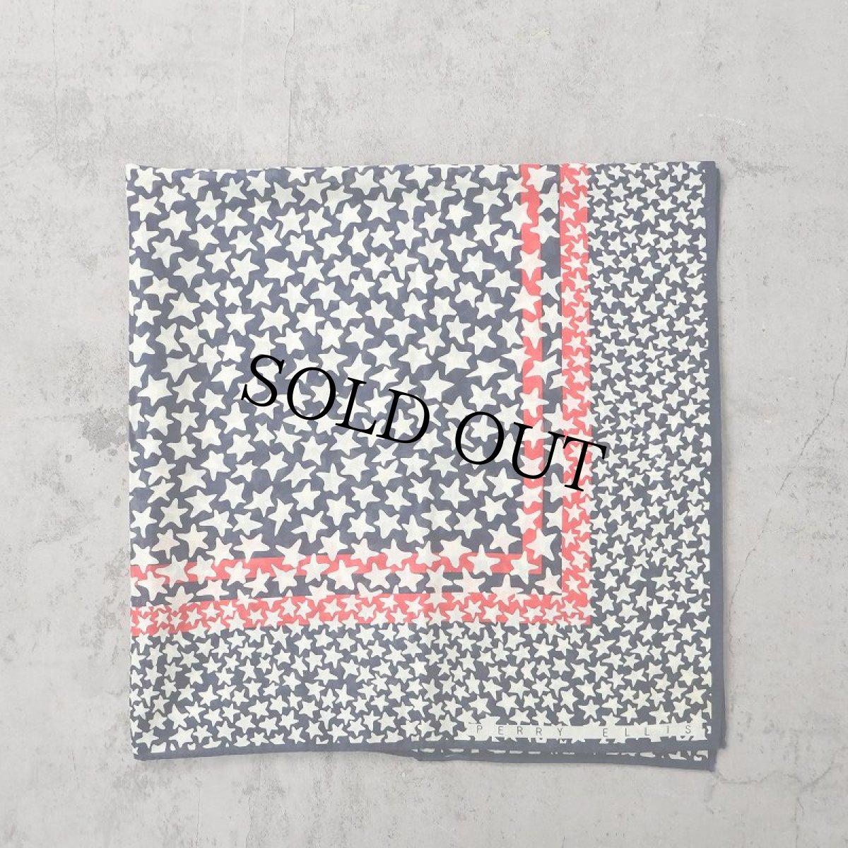 画像1: PERRY ELLIS 星柄 バンダナ (1)