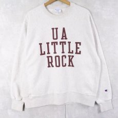 画像1: Champion REVERSE WEAVE "UA LITTLE ROCK" プリントスウェット L (1)