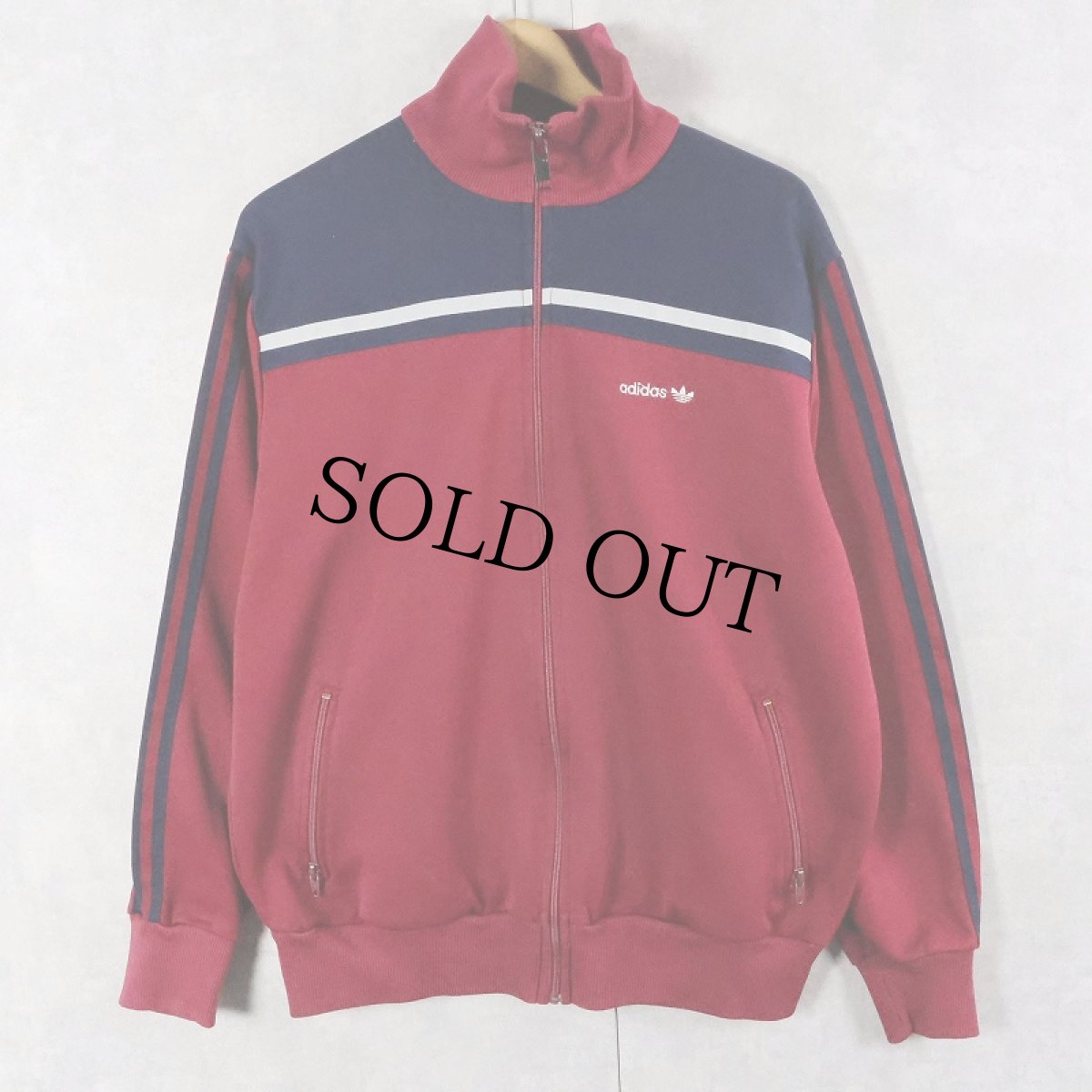画像1: 80's adidas TAIWAN製 トラックジャケット L (1)