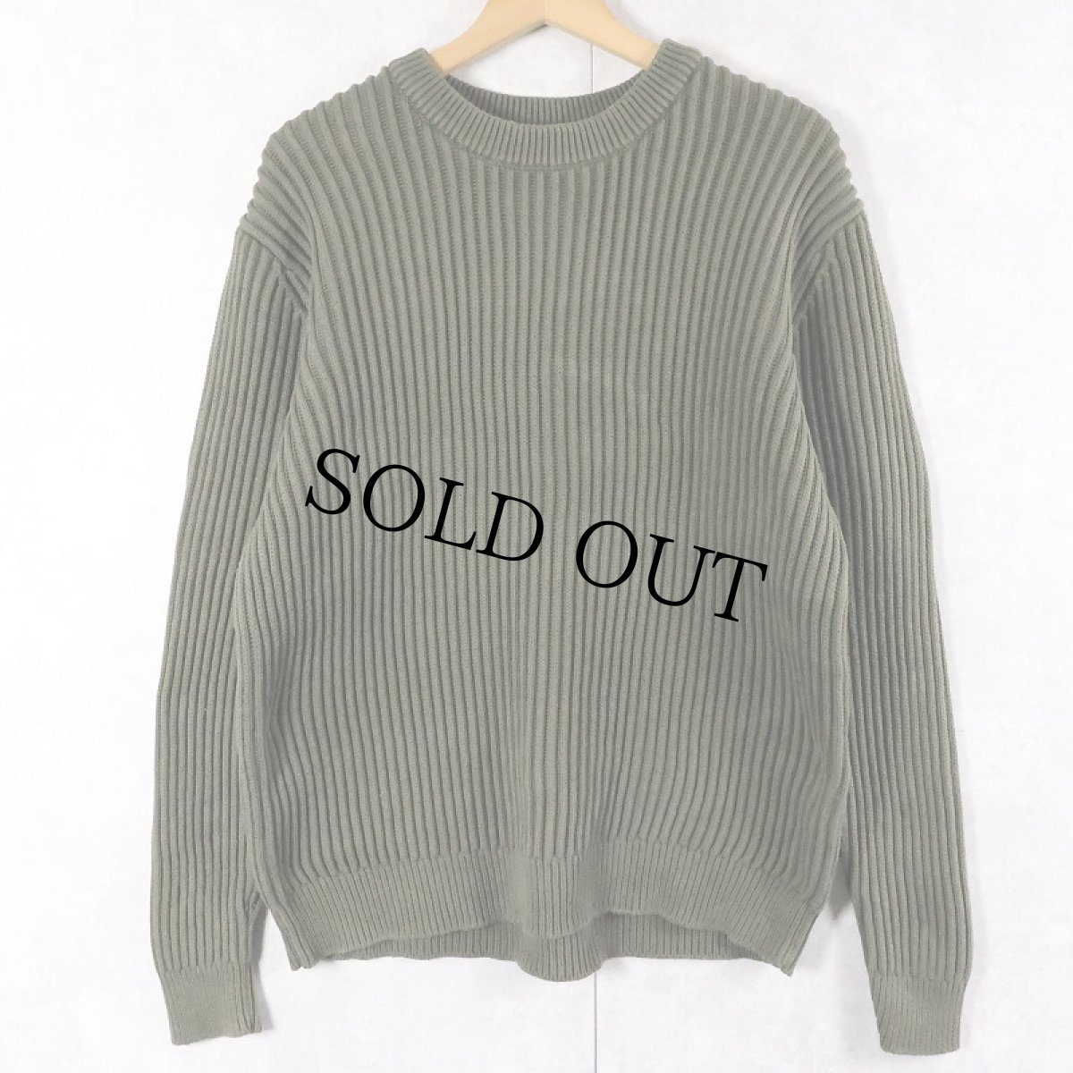 画像1: L.L.Bean コットンニットセーター L  (1)