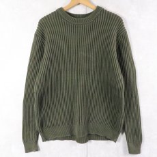 画像1: L.L.Bean コットンニットセーター L  (1)