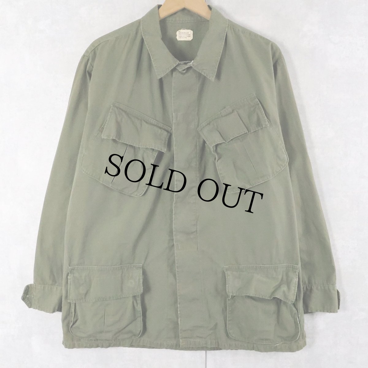 画像1: 60's U.S.ARMY ジャングルファティーグジャケット 5th MEDIUM-REGULAR (1)