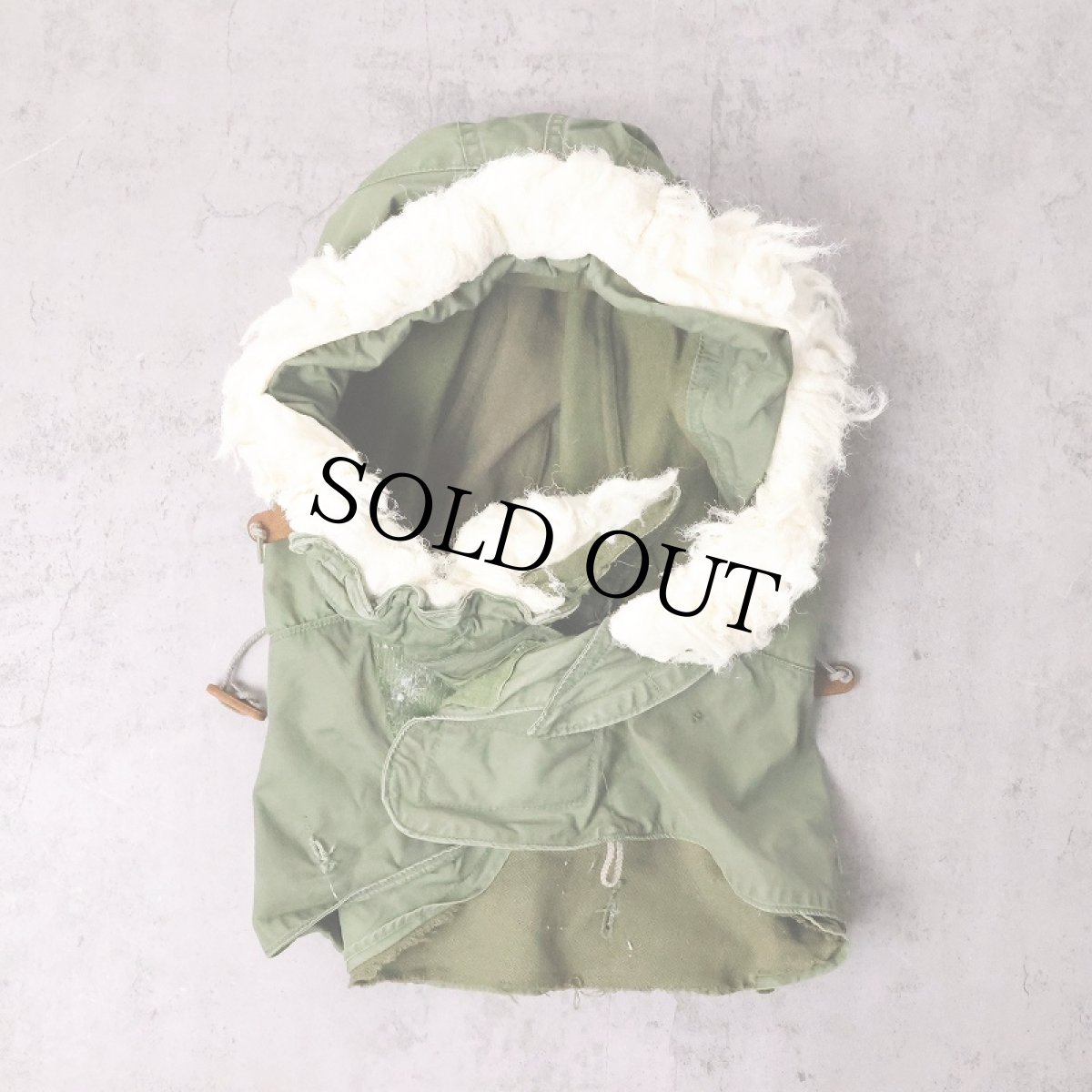 画像1: 80's U.S.ARMY M-65 EXTREME COLD WEATHER HOOD (1)