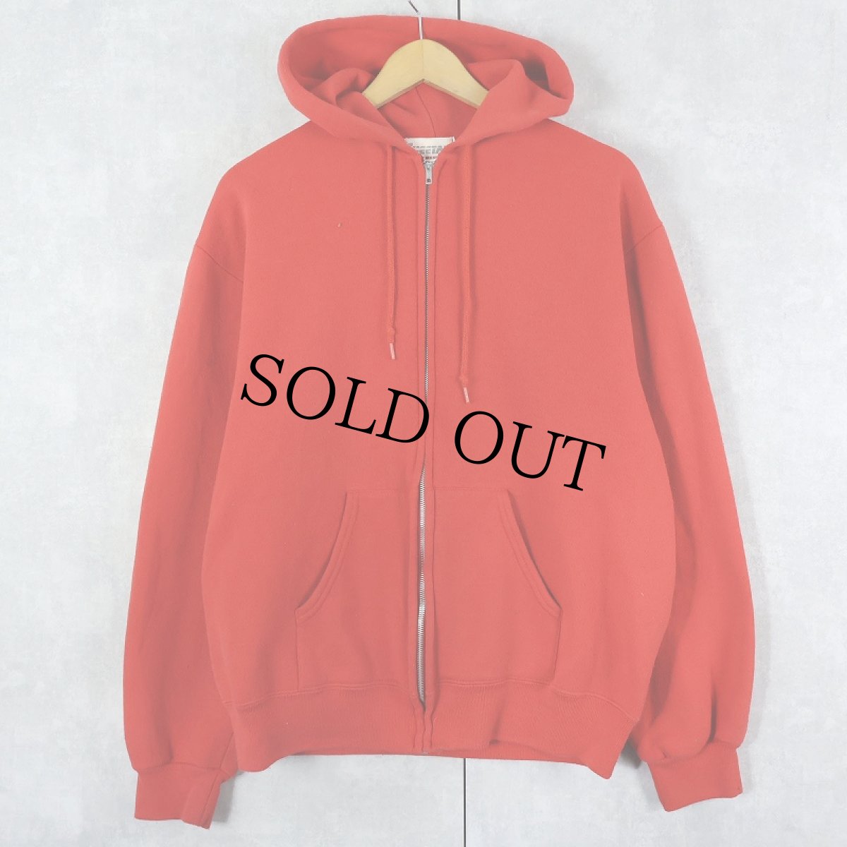 画像1: 90's Cheetah USA製 スウェットジップパーカー L (1)