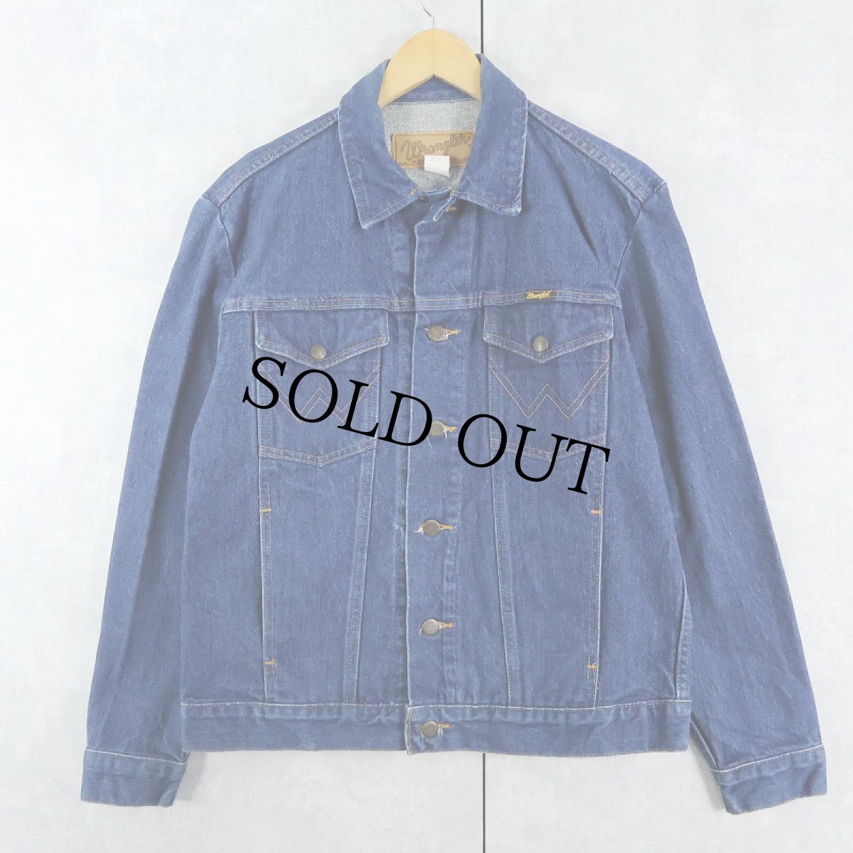 画像1: 90's Wrangler 74144PW USA製 デニムジャケット (1)