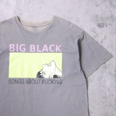 画像1: BIG BLACK "SONGS ABOUT FUCKING" パンクロックバンド アルバムプリントTシャツ (1)
