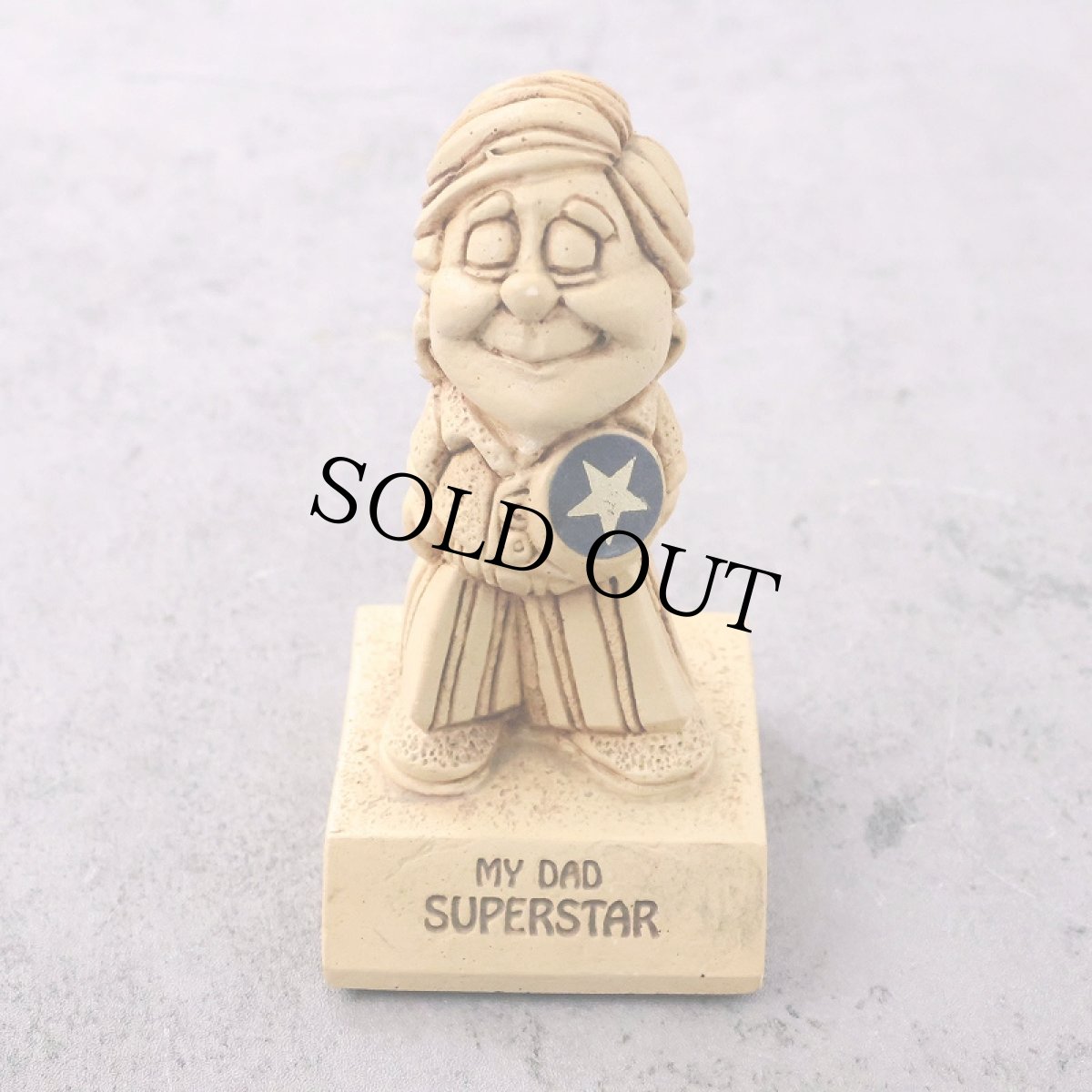 画像1: 70's PAULA USA製 "MY DAD SUPERSTAR" メッセージドール (1)