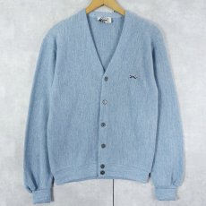 画像1: 80's The Fox JCPenney USA製 アクリルニットカーディガン M (1)