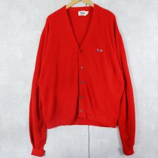 画像1: 80's The Fox JCPenney USA製 アクリルニットカーディガン (1)